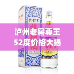 瀘州老窖尊王52度價格大揭秘！