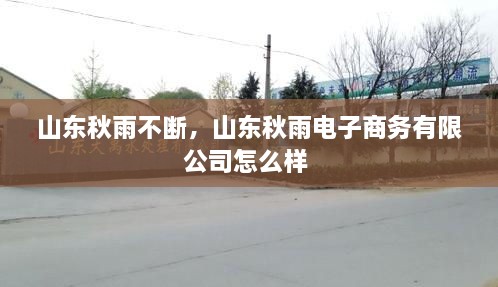 山東秋雨不斷，山東秋雨電子商務(wù)有限公司怎么樣 