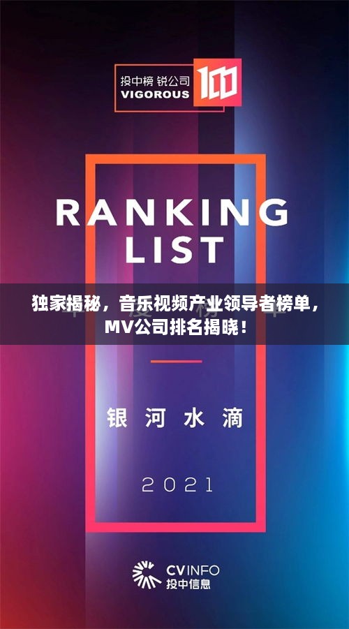 獨(dú)家揭秘，音樂(lè)視頻產(chǎn)業(yè)領(lǐng)導(dǎo)者榜單，MV公司排名揭曉！