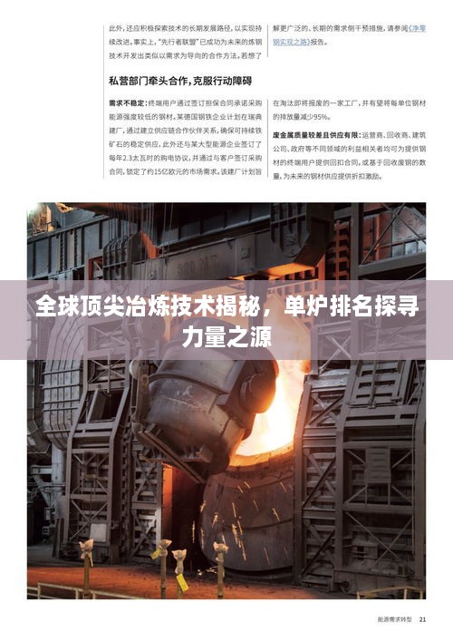 全球頂尖冶煉技術(shù)揭秘，單爐排名探尋力量之源