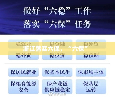 浙江落實(shí)六保，“六?！?
