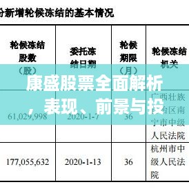 康盛股票全面解析，表現(xiàn)、前景與投資考量指南