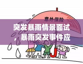 突發(fā)暴雨情景面試，暴雨突發(fā)事件應急預案 