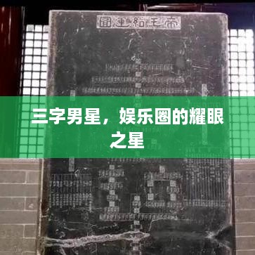 三字男星，娛樂圈的耀眼之星