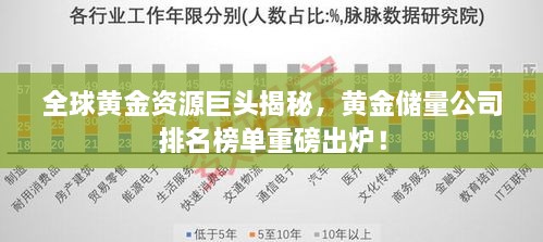 全球黃金資源巨頭揭秘，黃金儲量公司排名榜單重磅出爐！
