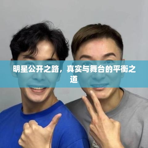 明星公開之路，真實與舞臺的平衡之道