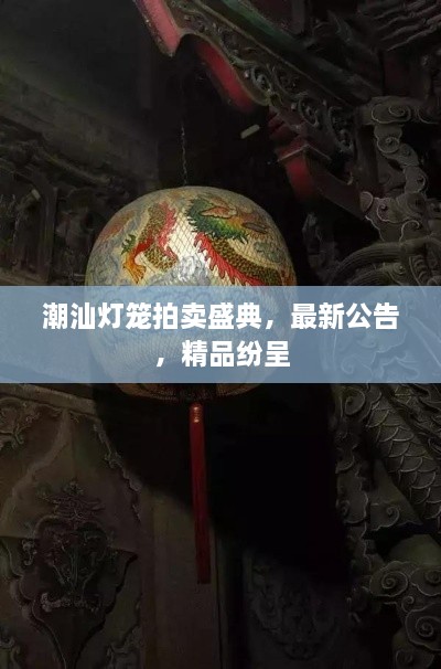 潮汕燈籠拍賣盛典，最新公告，精品紛呈