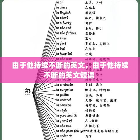 由于他持續(xù)不斷的英文，由于他持續(xù)不斷的英文短語 