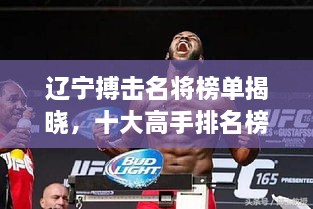 遼寧搏擊名將榜單揭曉，十大高手排名榜單！