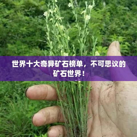 世界十大奇異礦石榜單，不可思議的礦石世界！