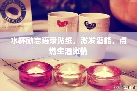 水杯勵(lì)志語錄貼紙，激發(fā)潛能，點(diǎn)燃生活激情