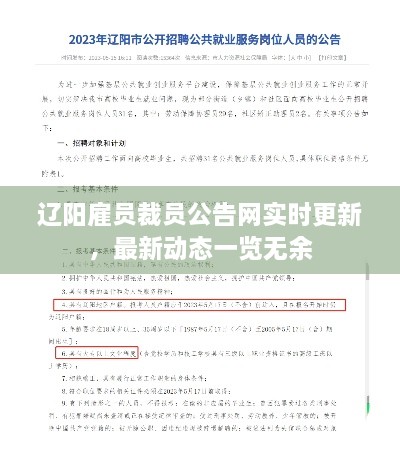 遼陽雇員裁員公告網(wǎng)實時更新，最新動態(tài)一覽無余