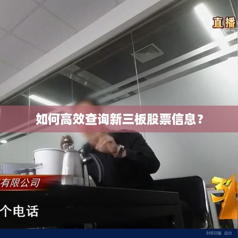 如何高效查詢新三板股票信息？