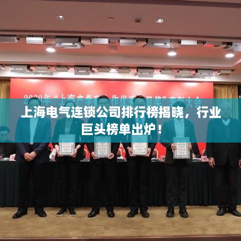 上海電氣連鎖公司排行榜揭曉，行業(yè)巨頭榜單出爐！