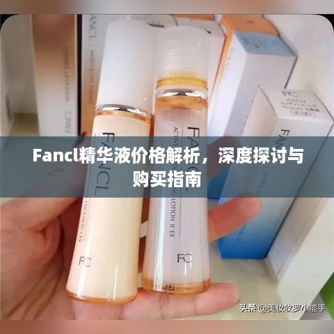 Fancl精華液價(jià)格解析，深度探討與購(gòu)買指南