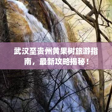 武漢至貴州黃果樹旅游指南，最新攻略揭秘！