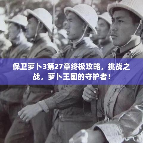 保衛(wèi)蘿卜3第27章終極攻略，挑戰(zhàn)之戰(zhàn)，蘿卜王國的守護者！