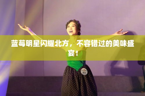 藍莓明星閃耀北方，不容錯過的美味盛宴！