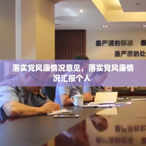 落實(shí)黨風(fēng)廉情況意見，落實(shí)黨風(fēng)廉情況匯報(bào)個(gè)人 