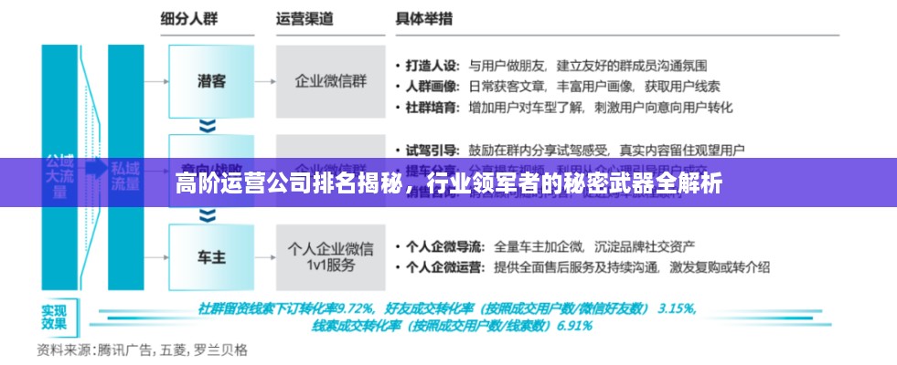 高階運營公司排名揭秘，行業(yè)領(lǐng)軍者的秘密武器全解析