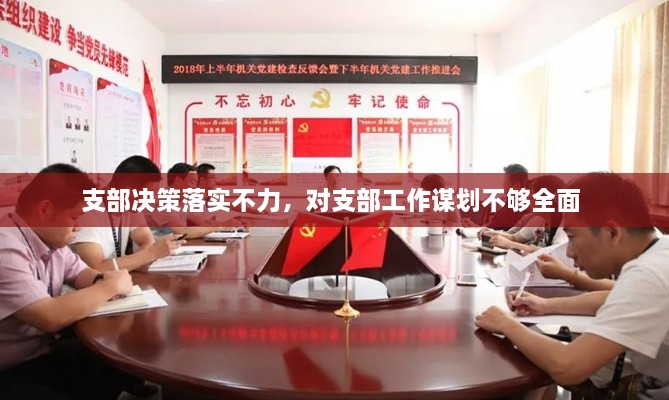 支部決策落實(shí)不力，對支部工作謀劃不夠全面 