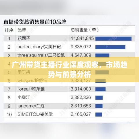 廣州帶貨主播行業(yè)深度觀察，市場趨勢與前景分析