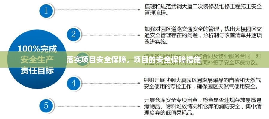 落實(shí)項(xiàng)目安全保障，項(xiàng)目的安全保障措施 
