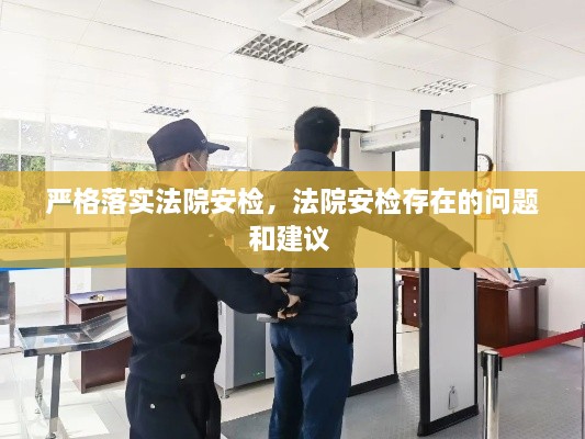 嚴格落實法院安檢，法院安檢存在的問題和建議 