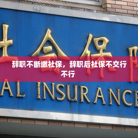 辭職不斷繳社保，辭職后社保不交行不行 